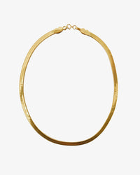 Clare V. 16in Herringbone Chain in Gold Vermeil