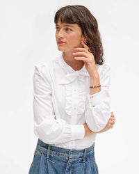 Clare V. Baguette Checker Bracelet in Clear/Jet/Gold