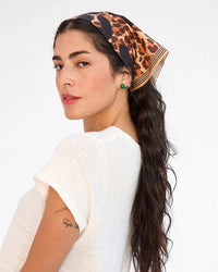 Clare V. Bandana - Excusez Moi in Sand 3 - Bliss Boutiques