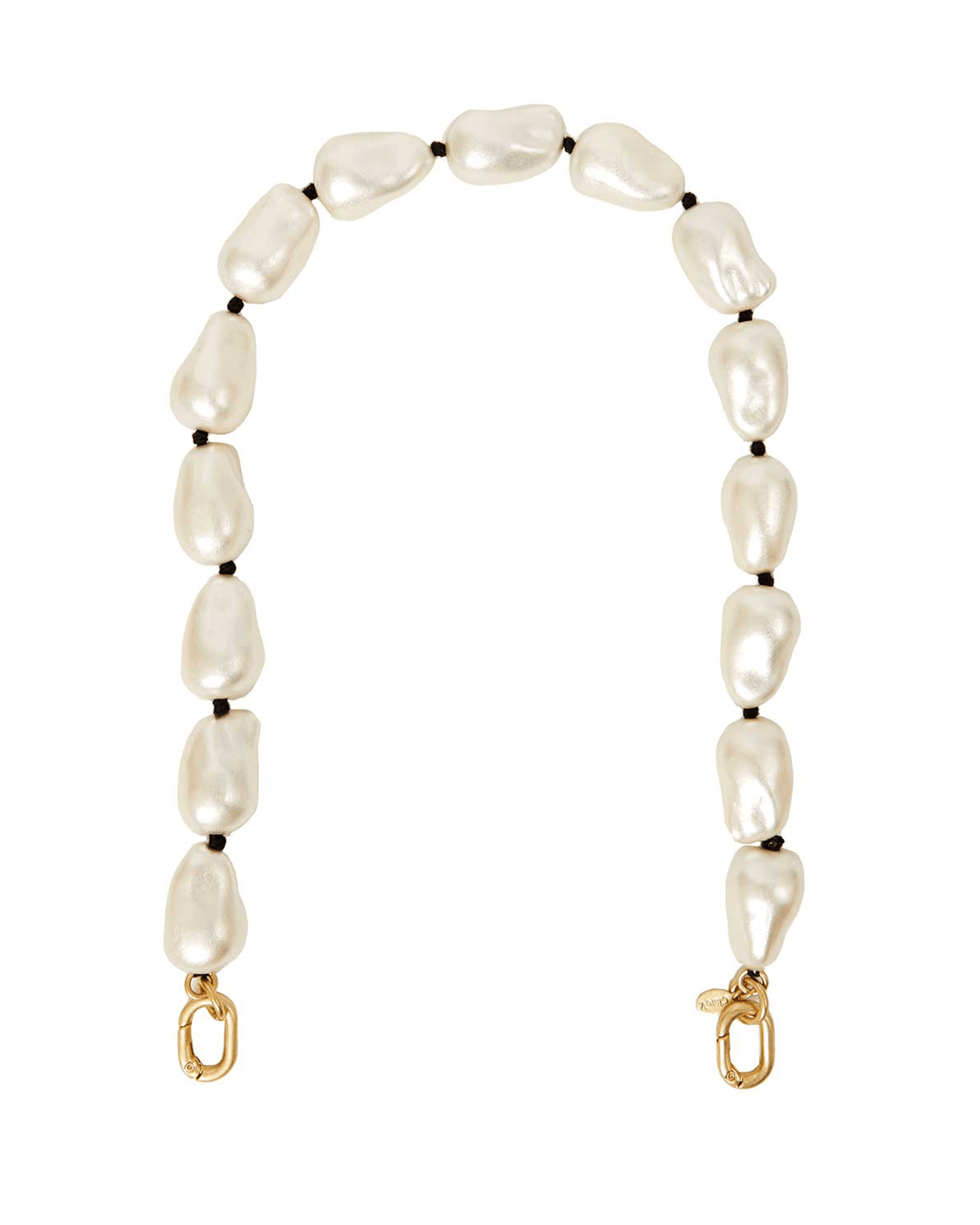 Baroque Pearl Shortie Strap in Cream