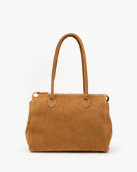 Clare V. Beatrice - Suede in Caramel 2 - Bliss Boutiques