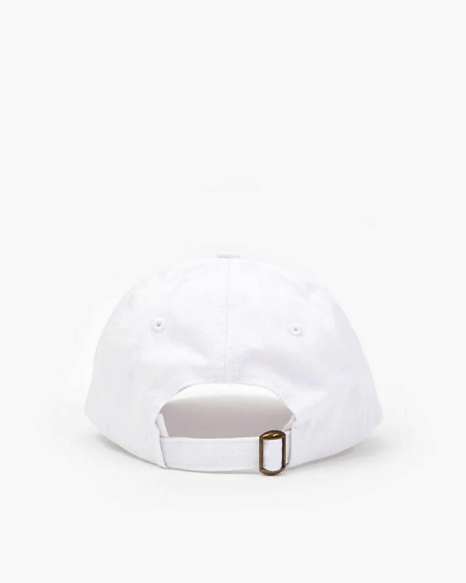 Clare V. Block Ciao Baseball Hat in White w/ Poppy