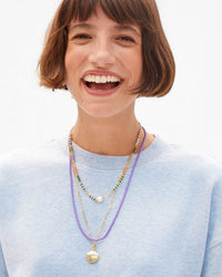 Clare V. Clamshell Locket in Vintage Gold 3 - Bliss Boutiques
