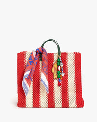 Clare V. Concert Tickets Bandana in Pink w/ Blue