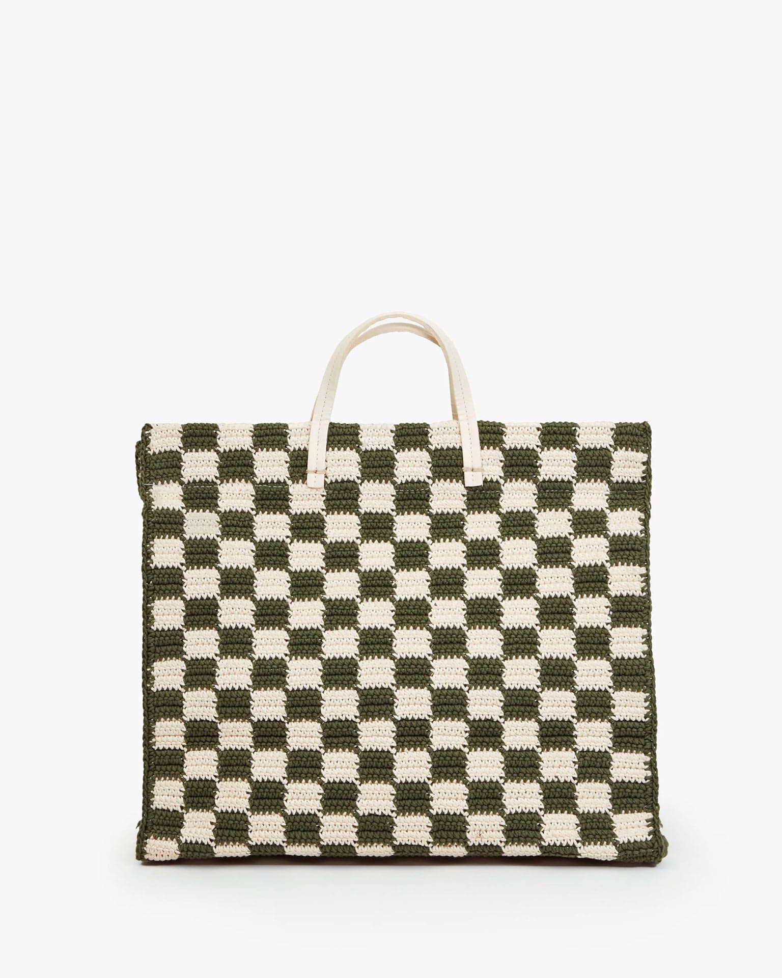Marc Jacobs Floral Green Canvas Crossbody Shopper Tote