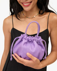 Clare V. Emma w/ Top Handle - L'ete Nappa in Jacaranda 4 - Bliss Boutiques