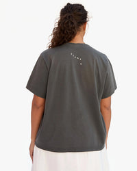 Clare V. Excusez Moi Original Tee in Faded Black 3 - Bliss Boutiques