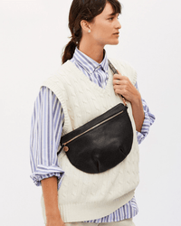 Clare V. Grande Fanny in Black Perf