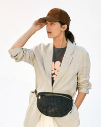 Clare V. Grande Fanny in Black Rattan 2 - Bliss Boutiques