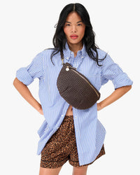 Clare V. Grande Fanny - Rattan in Chocolate 2 - Bliss Boutiques