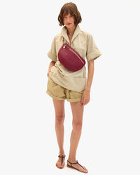 Clare V. Grande Fanny - Rattan in Plummy 3 - Bliss Boutiques