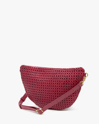 Clare V. Grande Fanny - Rattan in Plummy 4 - Bliss Boutiques