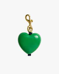 Clare V. Grande Heart Fob in Emerald 1 - Bliss Boutiques