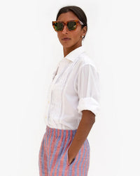 Clare V. Accessories Havana Tortoise Heather Sunglasses in Havana Tortoise