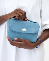 Clare V. Kathryn - Suede in Desert Blue 3 - Bliss Boutiques