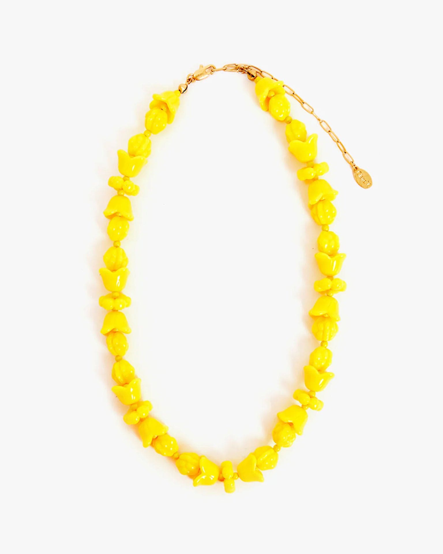 Clare V. Le Jardin Collar in Yellow