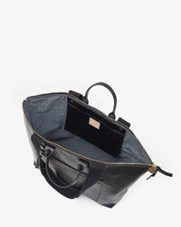 Clare V. Le Zip Sac - Rustique w/ Travel Pocket in Black 5 - Bliss Boutiques