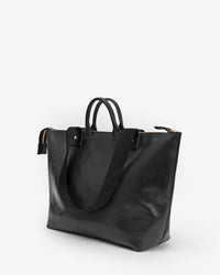 Clare V. Le Zip Sac - Rustique w/ Travel Pocket in Black 3 - Bliss Boutiques