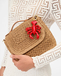 Clare V. Lobster Fob in Red 2 - Bliss Boutiques