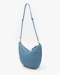 Clare V. Lune - Woven Zig Zag in Desert Blue 4 - Bliss Boutiques