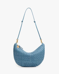 Clare V. Lune - Woven Zig Zag in Desert Blue 1 - Bliss Boutiques