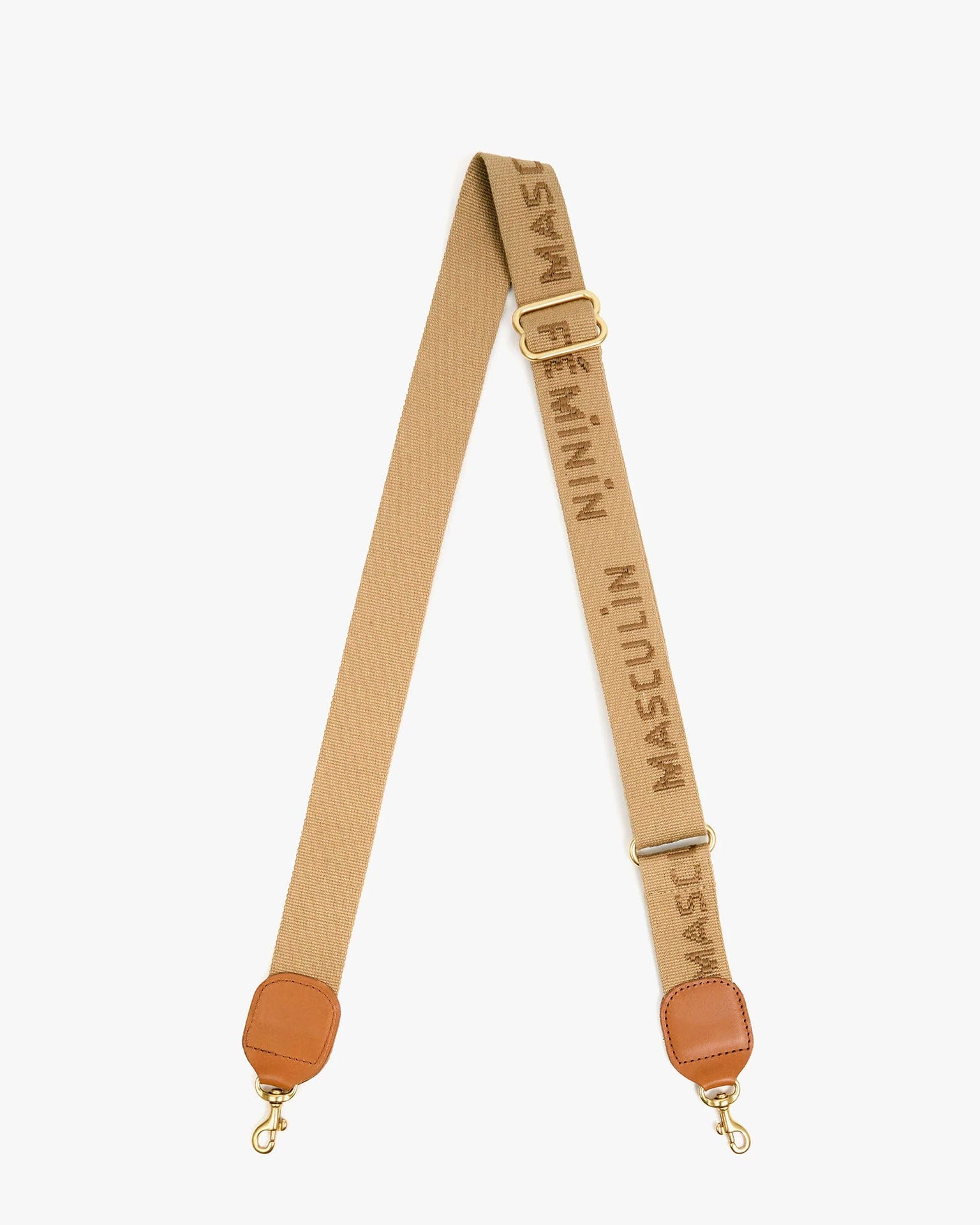 Clare V. Masculin/Feminin Adj Crossbody Strap in Khaki