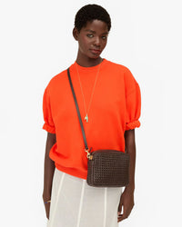 Clare V. Midi Sac - Rattan in Chocolate 2 - Bliss Boutiques