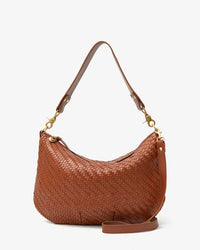 Clare V. Moyen Messenger in Hazelnut 1 - Bliss Boutiques