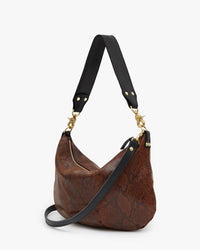 Clare V. Moyen Messenger - Pierre Python in Made of python embossed Italian leather 6 - Bliss Boutiques