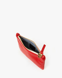 Clare V. Nappa Wallet Clutch w/ Tabs in Rosa