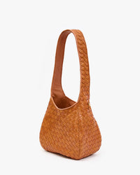 Clare V. Petit Bando - Medium Woven Diagonal in Natural 5 - Bliss Boutiques