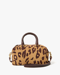 Clare V. Petite Claudine - Pablo Cat Suede in Lark/Brown 1 - Bliss Boutiques