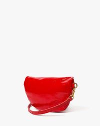 Clare V. Accessories Super Red Petite Fanny - Pucker Patent in Super Red