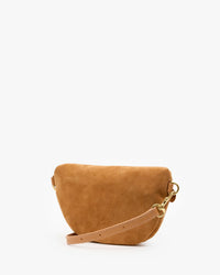 Clare V. Petite Fanny - Suede in Caramel 5 - Bliss Boutiques