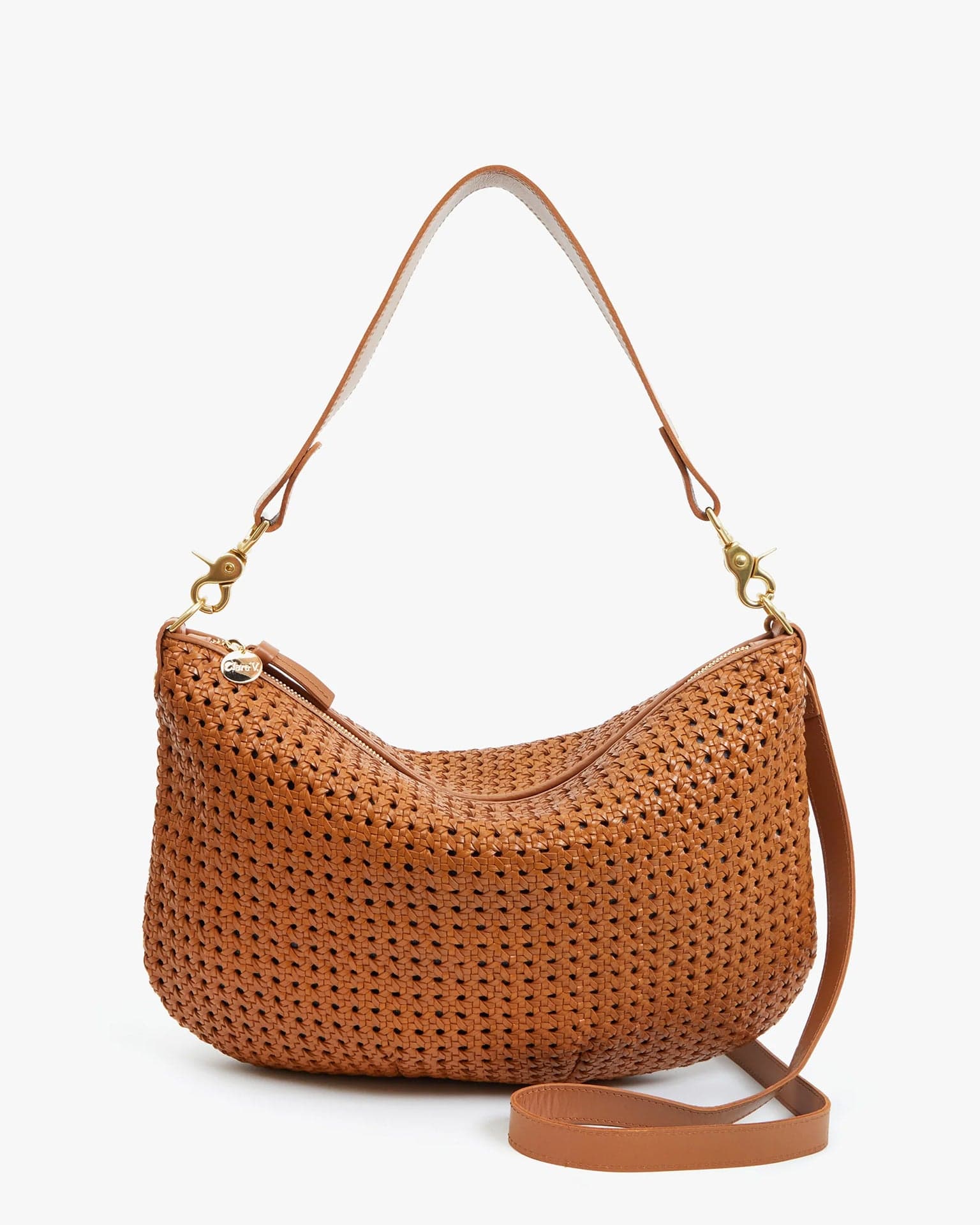 Rattan Moyen Messenger in Tan
