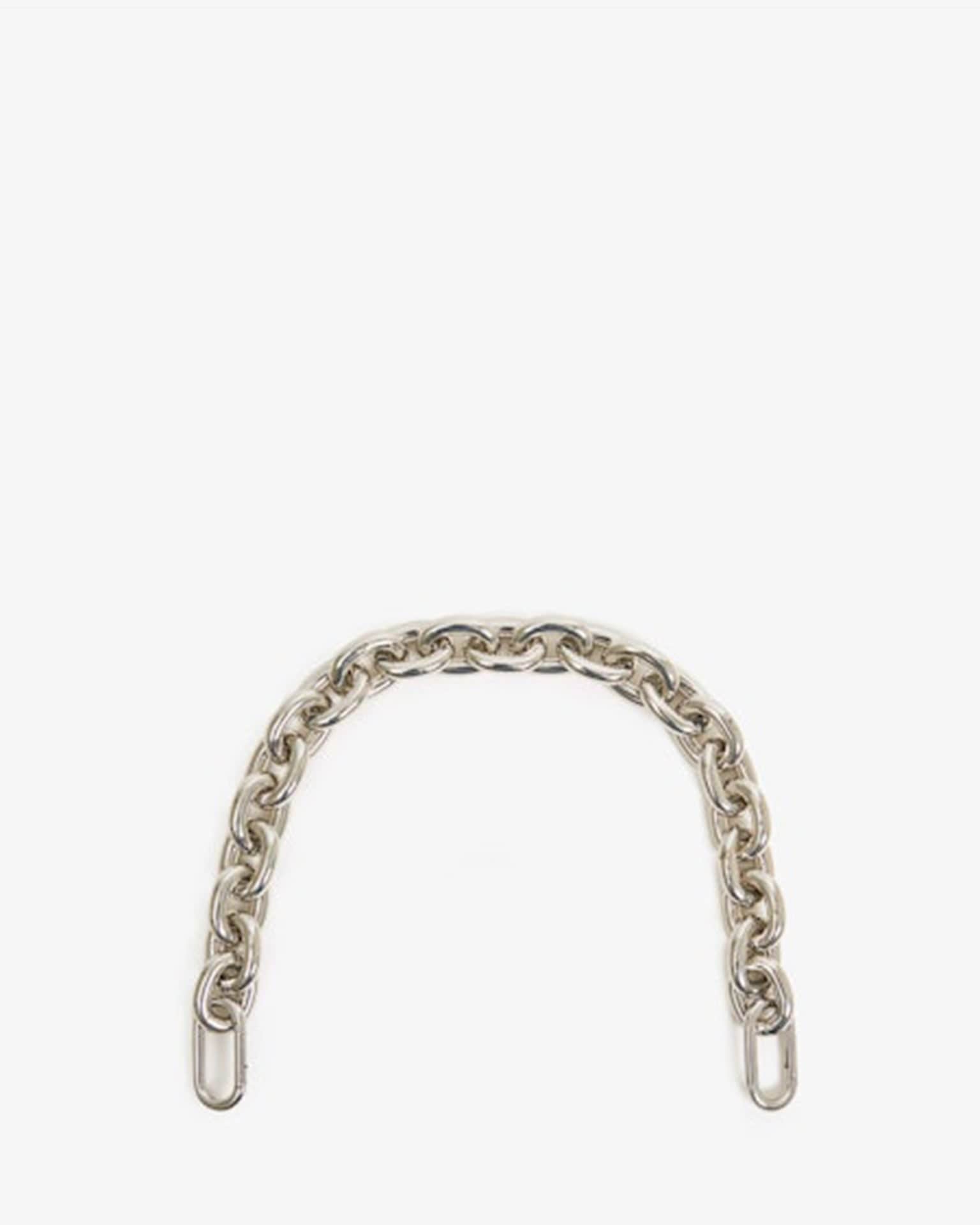 Clare V. Shortie Strap - Silver