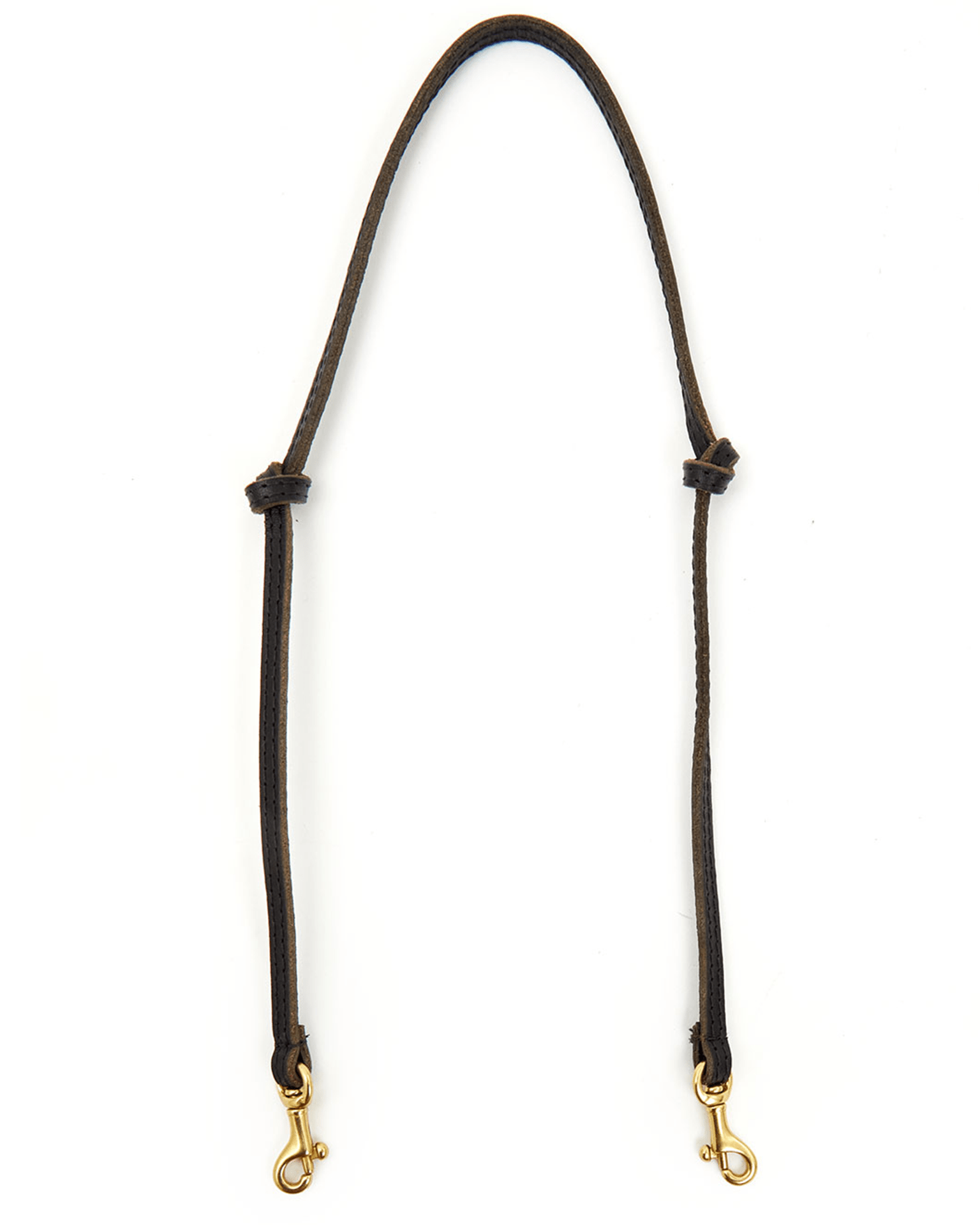 Clare V. Adjustable Leather Strap Crossbody Black
