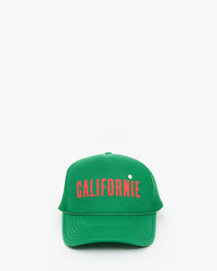 Clare V. Trucker Hat - Californie in Green 1 - Bliss Boutiques