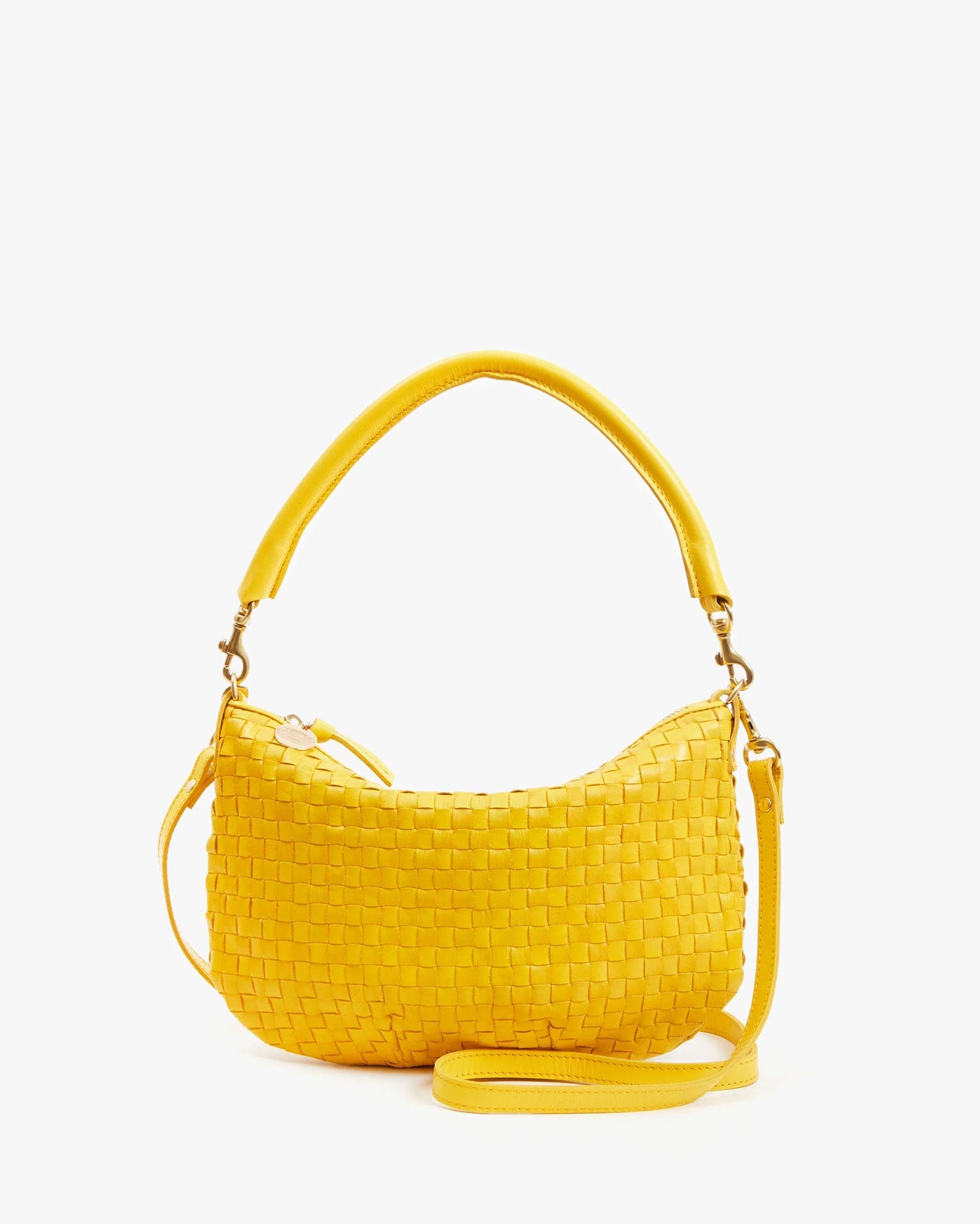Woven Checker Petit Moyen Messenger in Snapdragon