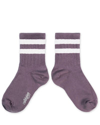 Collegien Nico Varsity Socks in Glycine du Japon