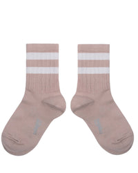 Collegien Nico Varsity Socks in Vieux Rose