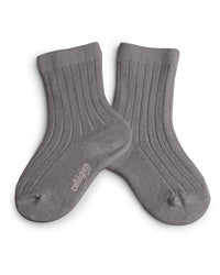 Collegien Victoire Extra Soft Glittery Socks in Gris Galet