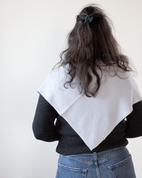 COLORI Large Triangle Bandana in Porcelain