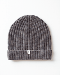 COLORI Ribbed Beanie in Beaver