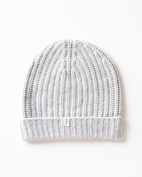 COLORI Ribbed Beanie in Shark
