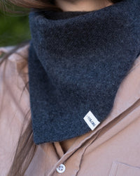 COLORI Small Triangle Bandana in Carbon