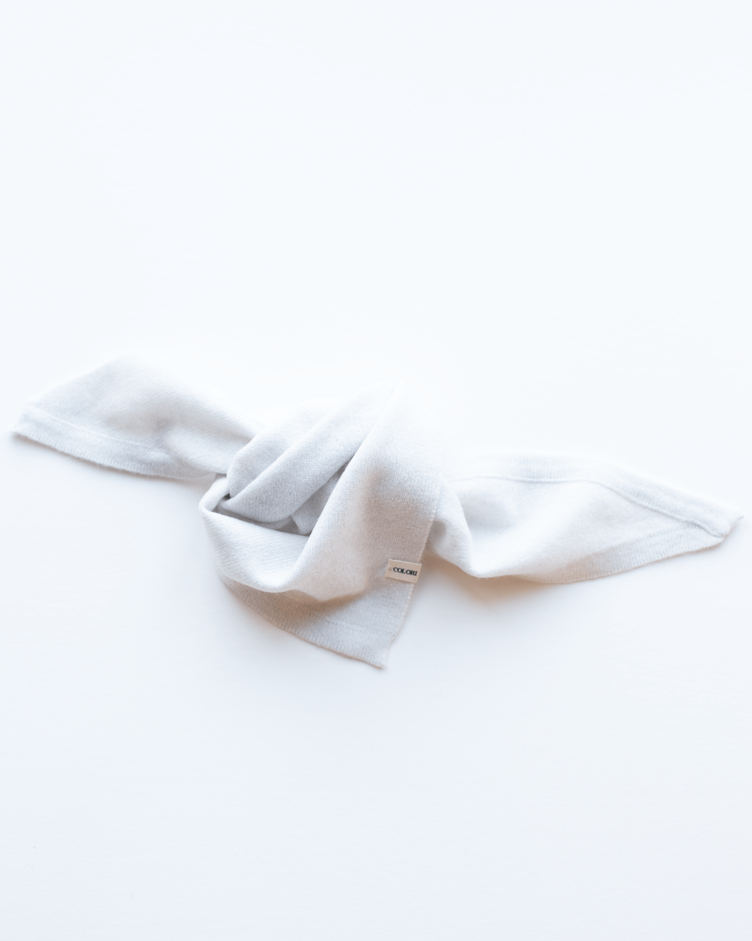 COLORI Small Triangle Bandana in Stucco