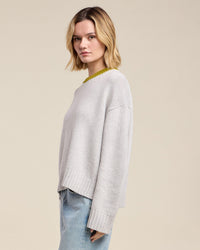 Calen L/S Sweater in Light Heather