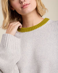 Calen L/S Sweater in Light Heather