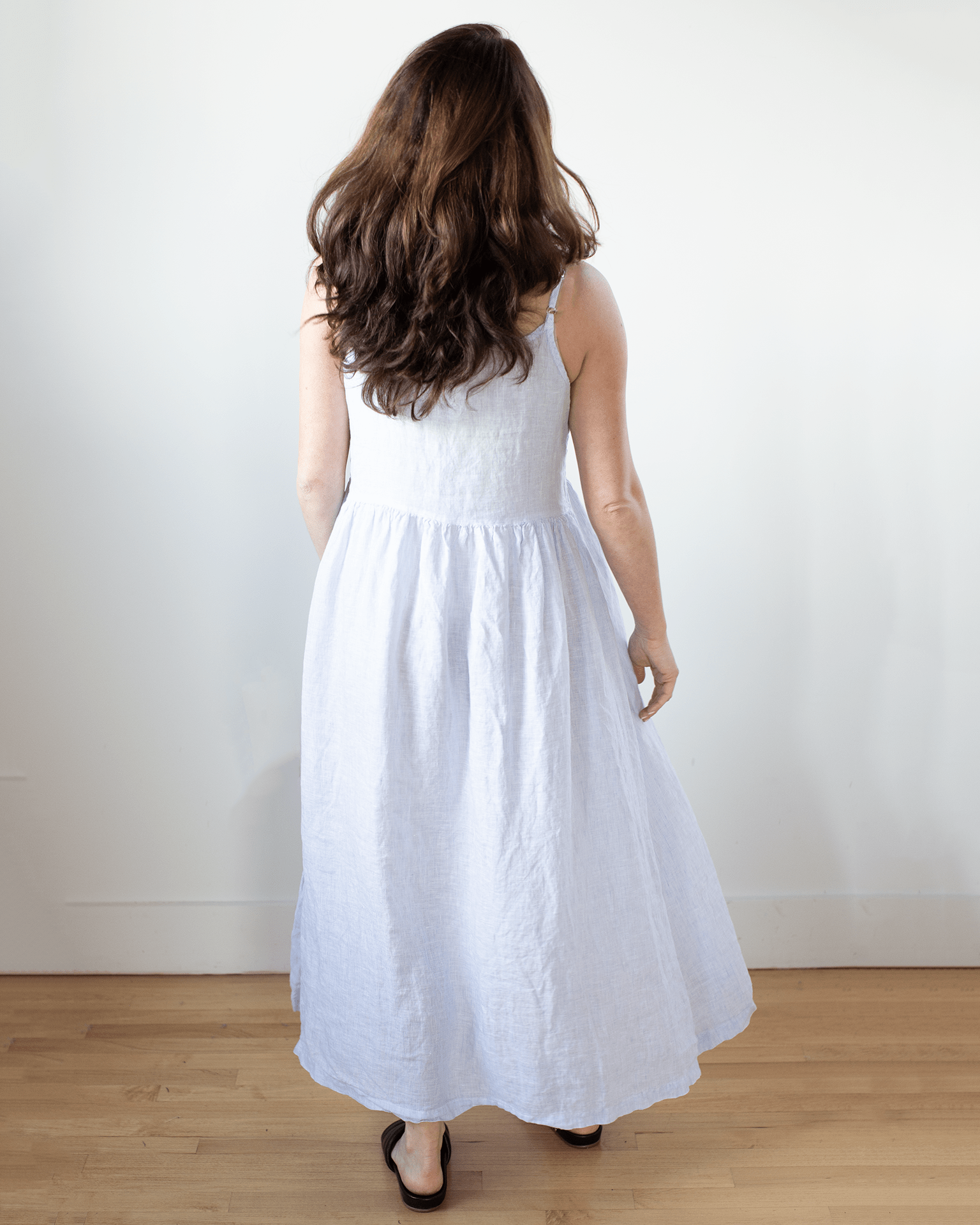 CP Shades Hazel Dress in Blue & White